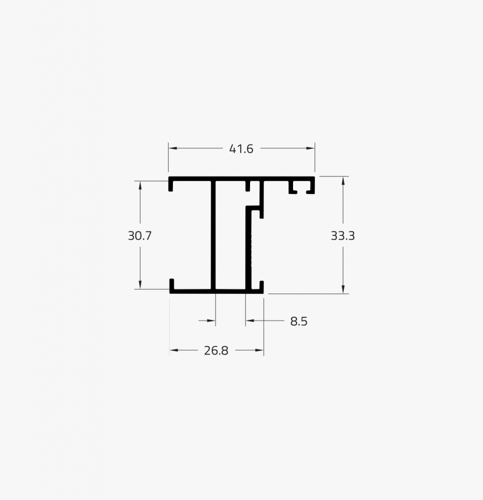 VT-279 - Perfil Alumínio