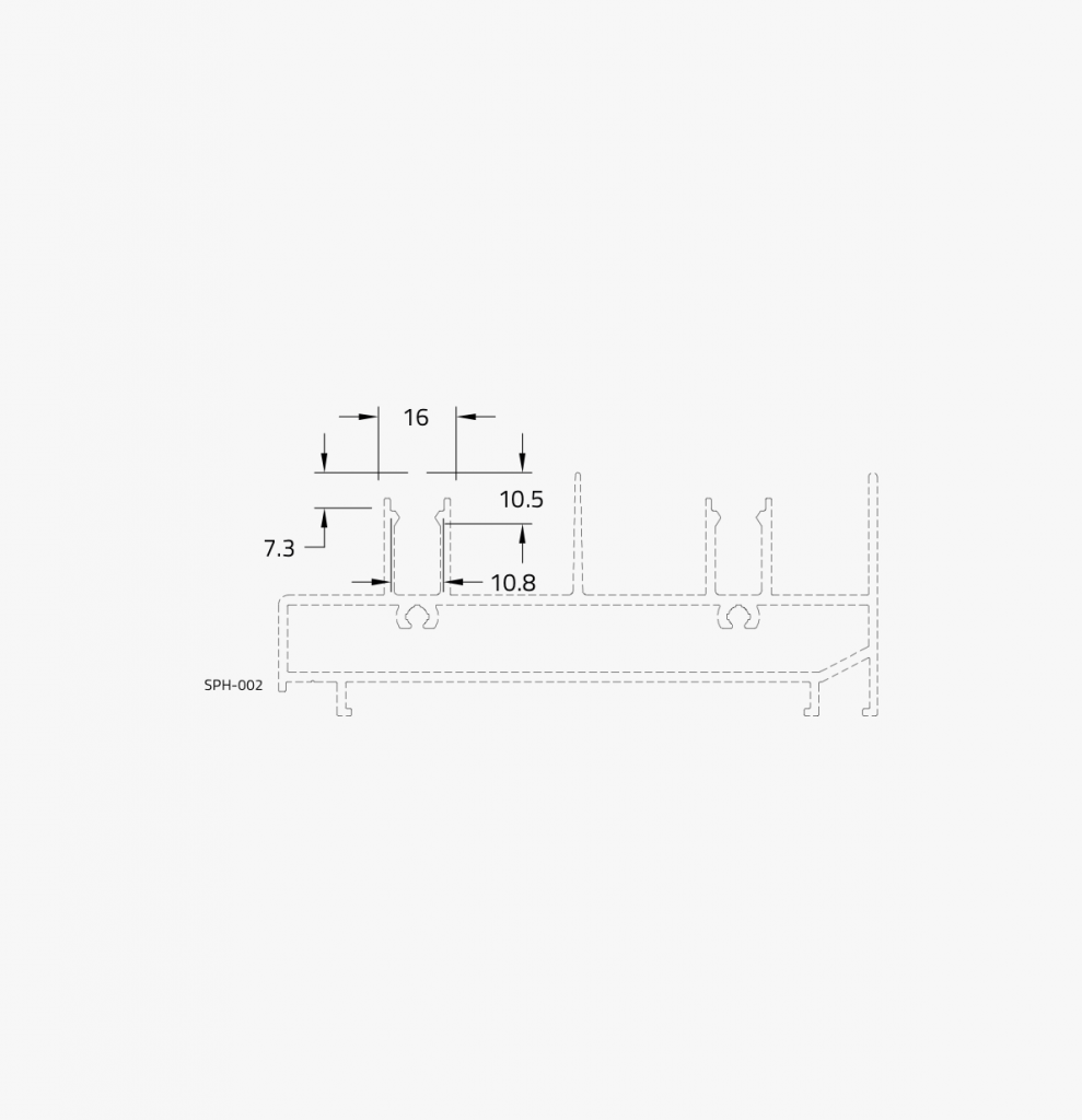 SPH-004 - Perfil Alumínio
