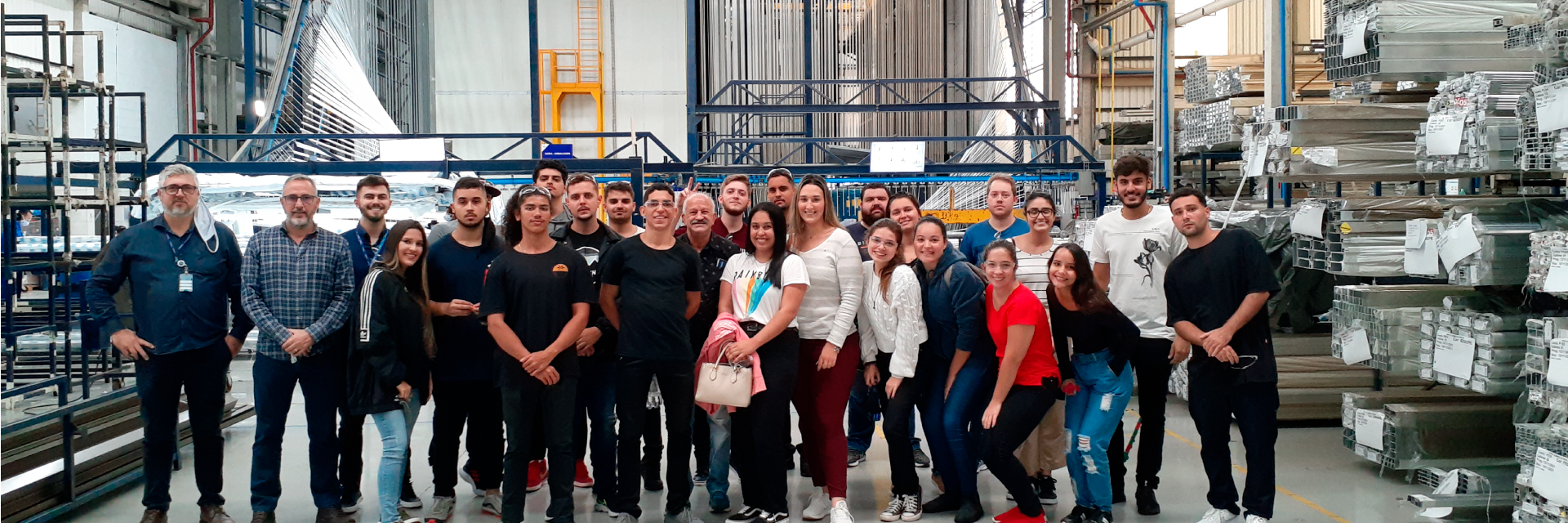 Visita da Turma de Administração da UVV